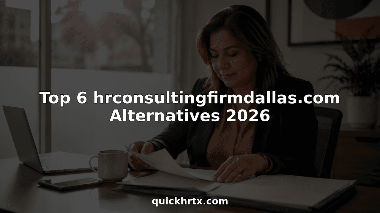 Top 6 hrconsultingfirmdallas.com Alternatives 2026